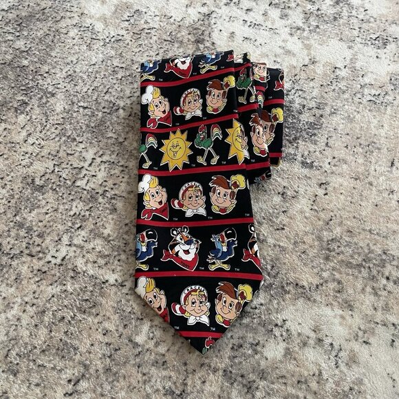 Kellogg's Other - Kellogg's Collection 1997 Men's Necktie Tie Polyester Cereal Characters